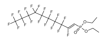 diethyl (Z)-1-hydryl-F-1-decene-1-phosphonate Structure