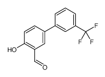 2-hydroxy-5-[3-(trifluoromethyl)phenyl]benzaldehyde Structure