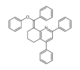 8-[phenoxy(phenyl)methylidene]-2,4-diphenyl-6,7-dihydro-5H-quinoline Structure