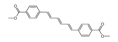 (E,E,E)-1,6-di(4-(methoxycarbonyl)phenyl)hexa-1,3,5-triene结构式