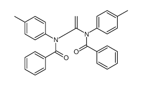 N-[1-(N-benzoyl-4-methylanilino)ethenyl]-N-(4-methylphenyl)benzamide Structure