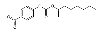 (-)-(R)-p-nitrophenyl 1-methylheptyl carbonate Structure