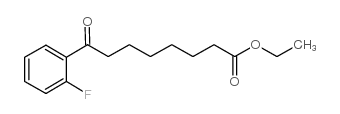 ethyl 8-(2-fluorophenyl)-8-oxooctanoate结构式