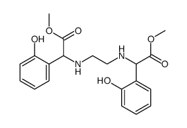 methyl 2-(2-hydroxyphenyl)-2-[2-[[1-(2-hydroxyphenyl)-2-methoxy-2-oxoethyl]amino]ethylamino]acetate结构式