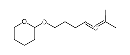 1-(2-tetrahydropyranyloxy)-6-methyl-hepta-4,5-diene Structure