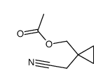 [1-(cyanomethyl) cyclopropyl]methyl acetate Structure