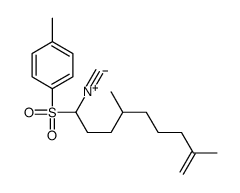 1-(1-isocyano-4,8-dimethylnon-8-enyl)sulfonyl-4-methylbenzene结构式