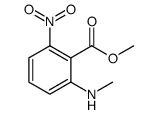 Benzoic acid, 2-(methylamino)-6-nitro-, methyl ester Structure