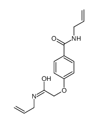 4-[2-oxo-2-(prop-2-enylamino)ethoxy]-N-prop-2-enylbenzamide Structure