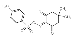 O-Tosyl-5,5-dimethyl-cyclohexane-1,2,3-trione 2-oxime结构式