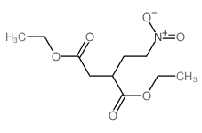 Butanedioic acid,2-(2-nitroethyl)-, 1,4-diethyl ester Structure