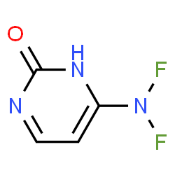 2(1H)-Pyrimidinone, 4-(difluoroamino)- (9CI)结构式