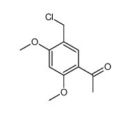 1-(5-CHLOROMETHYL-2,4-DIMETHOXY-PHENYL)-ETHANONE structure