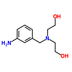 2,2'-[(3-Aminobenzyl)imino]diethanol结构式