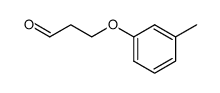 3-(3-Methyl-phenoxy)-propanal Structure