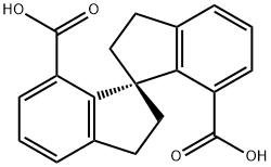 (S)-2,2',3,3'-tetrahydro-1,1'-spirobi[indene]-7,7'-dicarboxylic acid Structure