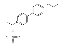 1-propyl-4-(1-propylpyridin-1-ium-4-yl)pyridin-1-ium,sulfate Structure