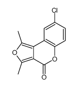 8-chloro-1,3-dimethylfuro[3,4-c]chromen-4-one Structure