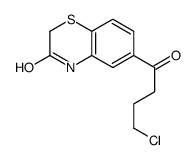 6-(4-chlorobutanoyl)-4H-1,4-benzothiazin-3-one Structure