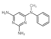 2,4,6-Pyrimidinetriamine,N4-methyl-N4-phenyl-结构式