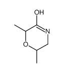 2,6-dimethylmorpholin-3-one Structure