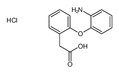 2-[2-(2-aminophenoxy)phenyl]acetic acid,hydrochloride Structure