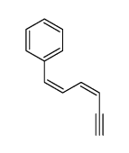 [(1E,3E)-hexa-1,3-dien-5-ynyl]benzene结构式