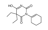 1-(1-cyclohexen-1-yl)-5,5-diethylbarbituric acid结构式