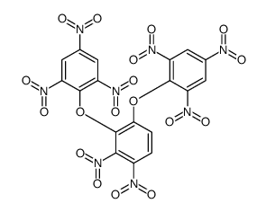 dinitro-1,2-bis(2,4,6-trinitrophenoxy)benzene Structure