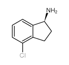 (1S)-4-chloro-2,3-dihydro-1H-inden-1-amine结构式