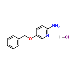 5-(Benzyloxy)-2-pyridinamine hydrochloride (1:1) Structure