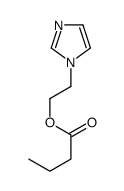 2-imidazol-1-ylethyl butanoate Structure