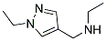 ETHYL-(1-ETHYL-1H-PYRAZOL-4-YLMETHYL)-AMINE Structure