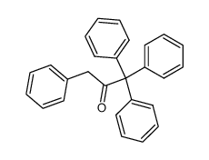 1,1,1,3-tetraphenyl-acetone Structure
