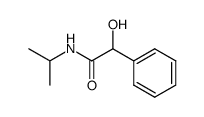 2-Hydroxy-N-isopropyl-2-phenyl-acetamide结构式