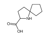 1-azaspiro[4.4]nonane-2-carboxylic acid Structure