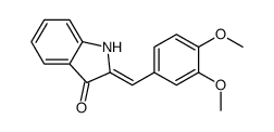 2-[(3,4-dimethoxyphenyl)methylidene]-1H-indol-3-one Structure