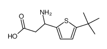 3-amino-3-(5-tert-butyl-[2]thienyl)-propionic acid Structure