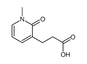 3-(1-methyl-2-oxopyridin-3-yl)propanoic acid Structure