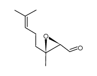 3-methyl-3-(4-methylpent-3-enyl)oxirane-2-carbaldehyde结构式
