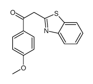 2-(1,3-benzothiazol-2-yl)-1-(4-methoxyphenyl)ethanone结构式