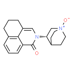 1H-Benz[de]isoquinolin-1-one,2,4,5,6-tetrahydro-2-[(3S)-1-oxido-1-azabicyclo[2.2.2]oct-3-yl]- picture