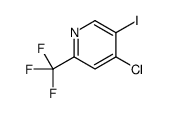 4-Chloro-5-iodo-alpha,alpha,alpha-trifluoro-2-picoline structure