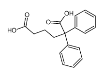 2,2-diphenyl-adipic acid Structure