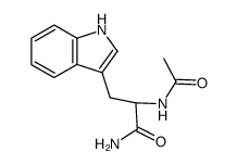 D,L-N-acetyl-tryptophanamide结构式