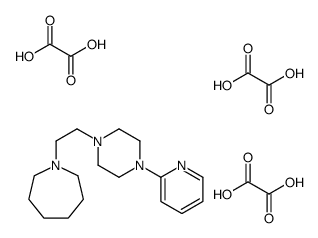 oxalic acid,1-[2-(4-pyridin-2-ylpiperazin-1-yl)ethyl]azepane Structure