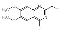 4-Chloro-2-(chloromethyl)-6,7-dimethoxyquinazoline structure