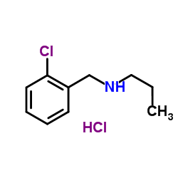 N-(2-Chlorobenzyl)-1-propanamine hydrochloride (1:1) Structure