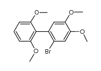 2-bromo-4,5,2',6'-tetramethoxybiphenyl结构式