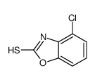 4-Chloro-benzooxazole-2-thiol Structure